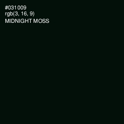 #031009 - Midnight Moss Color Image